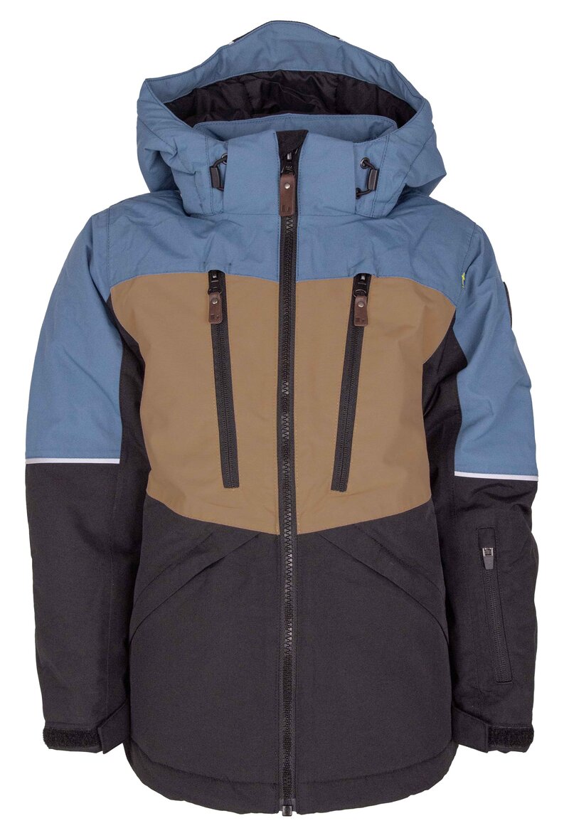 Alpine Winter Jacket Kids & Junior Blue Black Lindberg