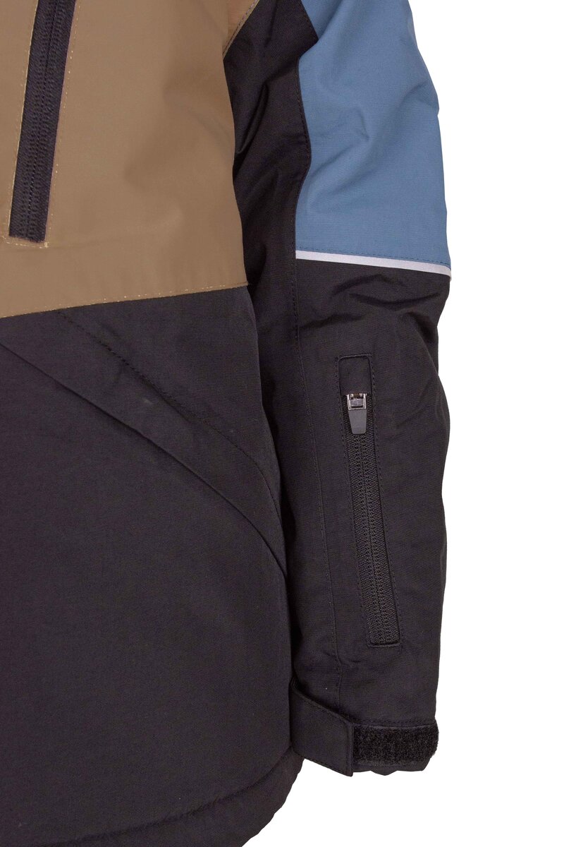 Alpine Winter Jacket Kids & Junior Blue Black Lindberg