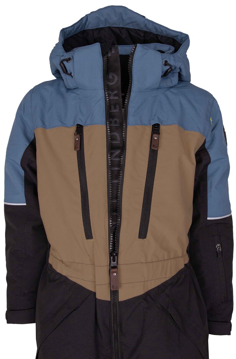 Alpine Vinteroverall Barn & Junior Blue Black Lindberg