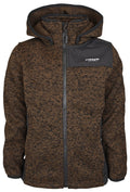 Bormio Fleecejacka Barn & Junior Dark Brown - Lindberg