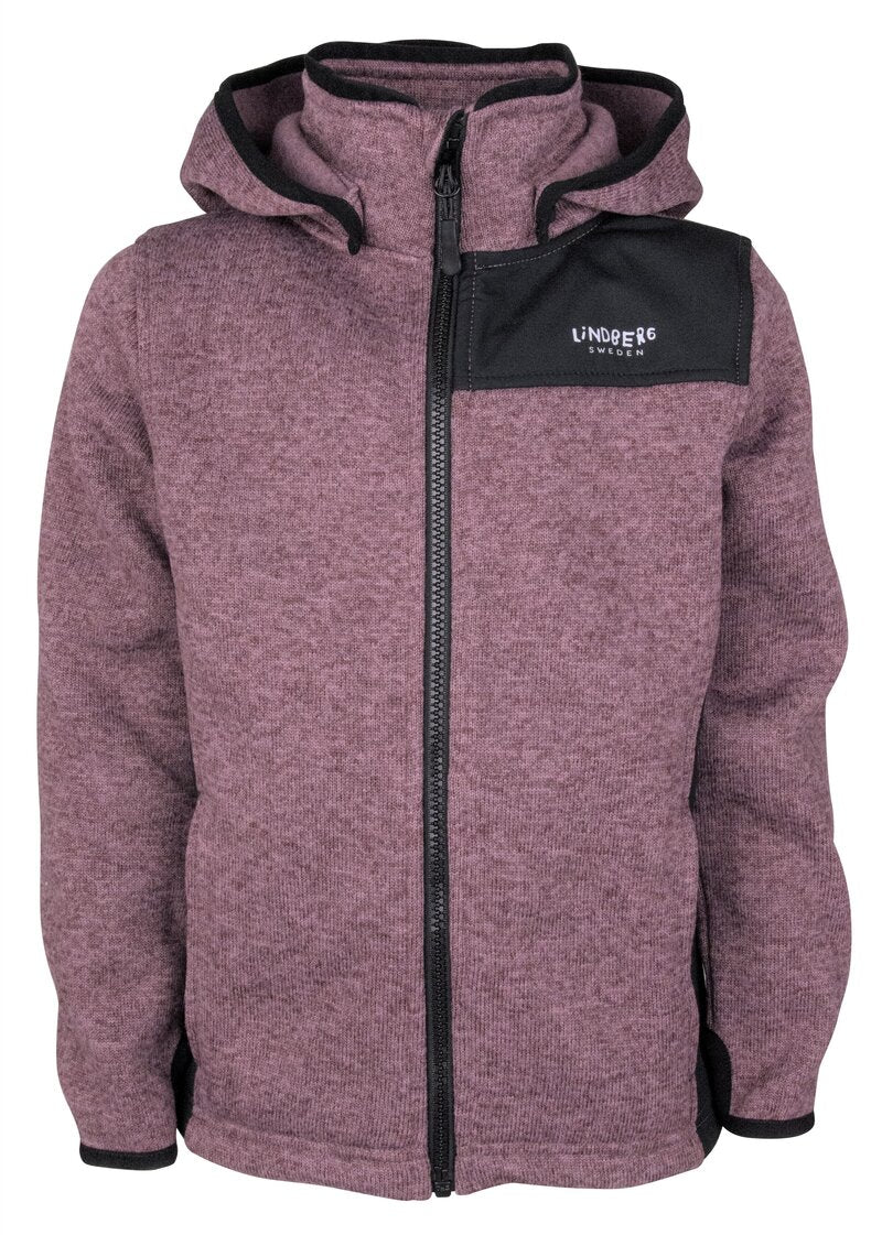 Bormio Fleecejacka Barn & Junior Dusty Mauve Lindberg