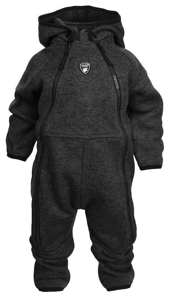 Bormio Fleece Coverall Kids Black - Lindberg
