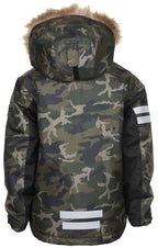 Camo Vinterjacka Barn & Junior Mörkgrön - Lindberg