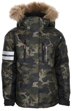 Camo Vinterjacka Barn & Junior Mörkgrön - Lindberg