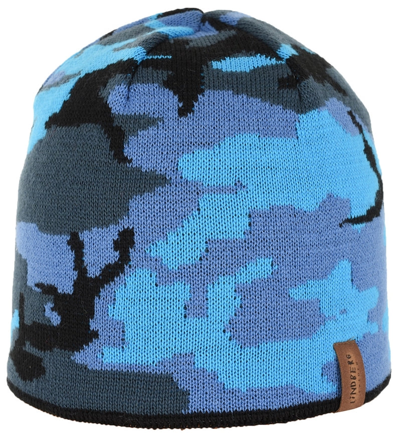 Camo Vintermössa Blå - Lindberg