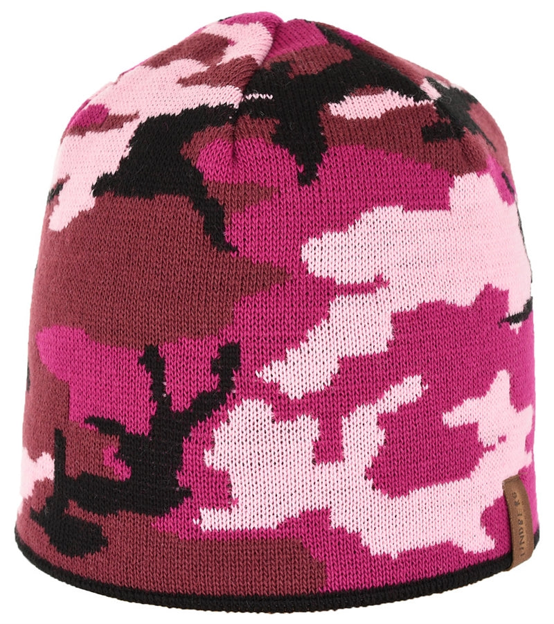 Camo Winter Hat Pink - Lindberg