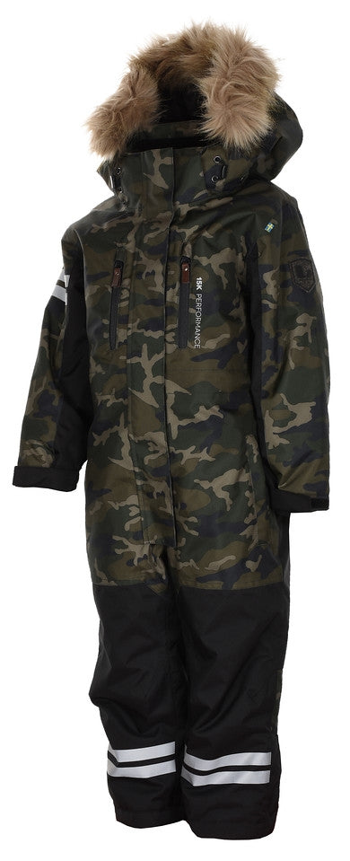Camo Vinteroverall Barn & Junior Mörkgrön - Lindberg