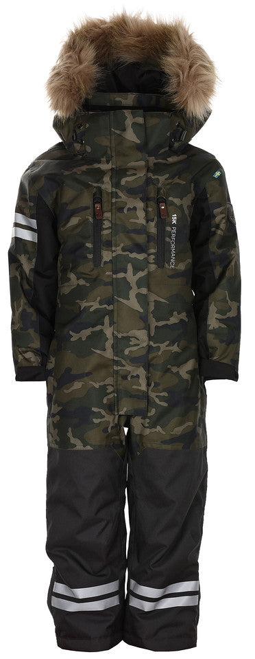 Camo Vinteroverall Barn & Junior Mörkgrön - Lindberg