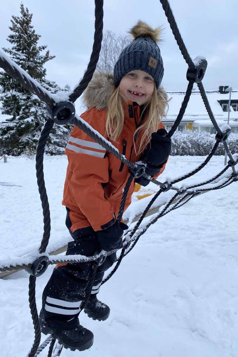 Colden Vinterbyxa Junior Orange - Lindberg