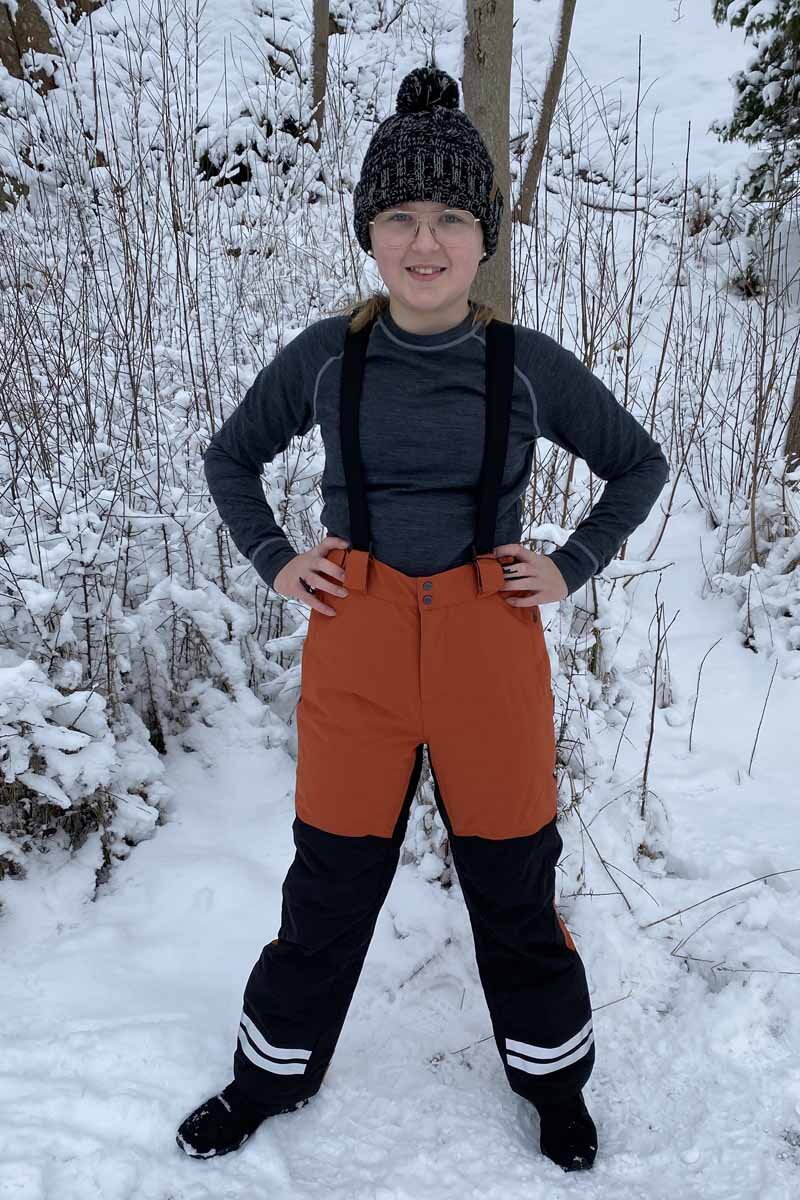 Colden Vinterbyxa Junior Orange - Lindberg