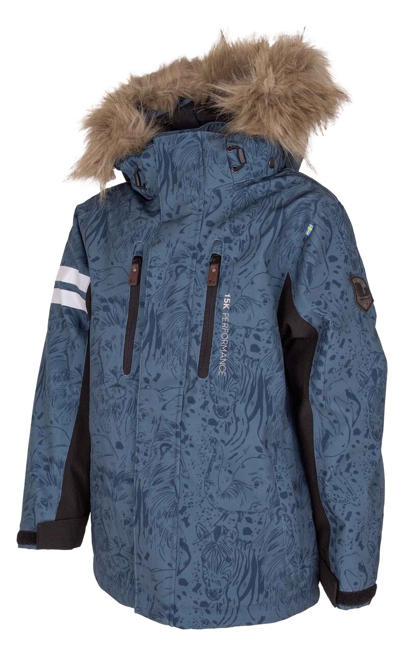 Colden Vinterjacka Barn & Junior Denim Blue Lindberg
