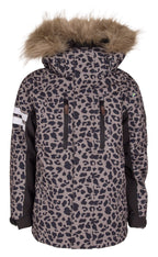 Colden Winter Jacket Kids & Junior Latte Black Lindberg
