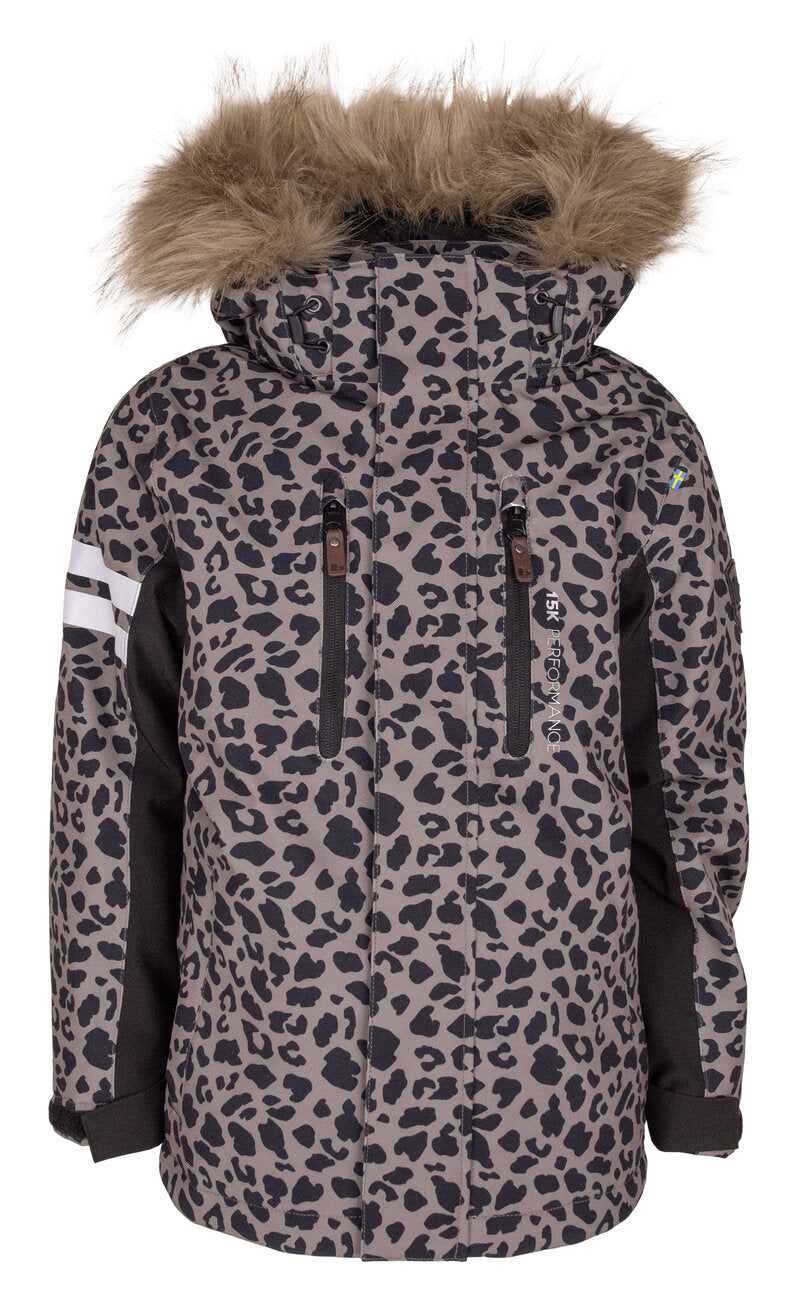 Colden Winter Jacket Kids & Junior Latte Black Lindberg