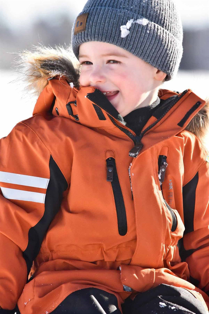 Colden Vinteroverall Barn & Junior Orange - Lindberg