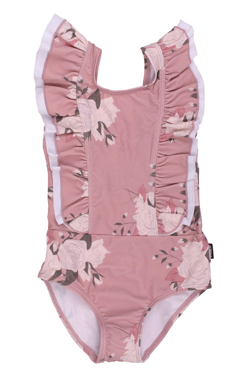 Daphne Baddräkt Barn & Junior Dusty Mauve Lindberg
