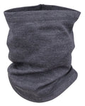 Delsbo Merino Neck Warmer Black Melange Lindberg