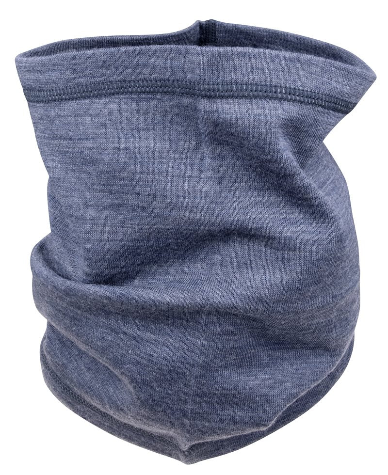 Delsbo Merino Neck Warmer Orion Blue Lindberg