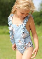 Diana Swimsuit Kids & Junior Light Blue Lindberg