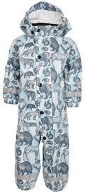 Djurås Unlined Rain Overall Kids Light Blue - Lindberg