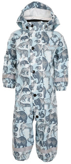 Djurås Unlined Rain Overall Kids Light Blue - Lindberg
