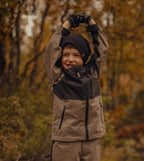 Explorer Outdoor Jacket Kids Junior Greige - Lindberg