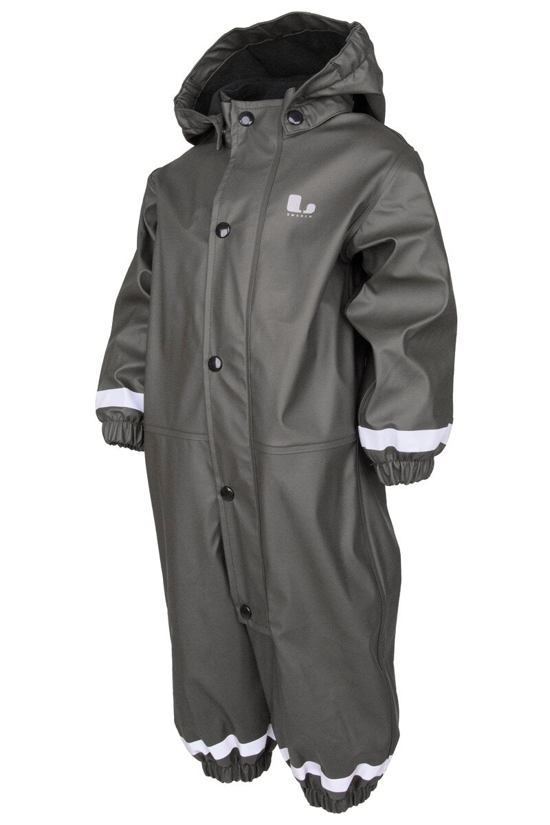 Fagerhult Lined Rain Overall Baby Anthracite Lindberg
