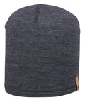 Flen Mössa Merino Black Melange - Lindberg