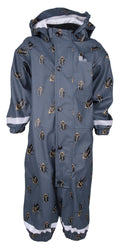 Forshem Ofodrad Regnoverall Barn Blue Black Lindberg