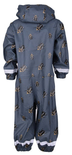 Forshem Ofodrad Regnoverall Barn Blue Black Lindberg