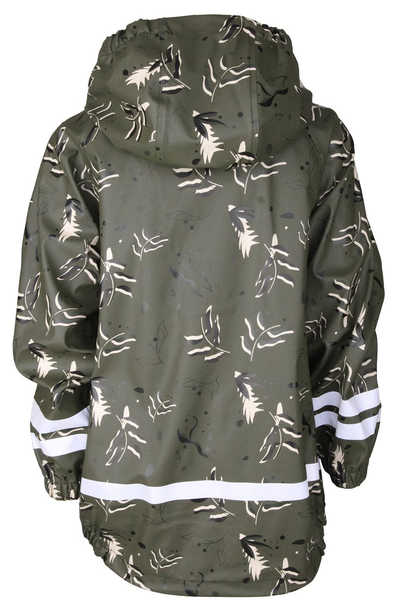 Forshem Unlined Rain Set Kids Olive Black Lindberg