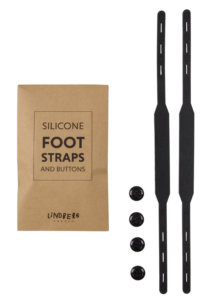 Lindberg Silicone Foot Straps Black - Lindberg