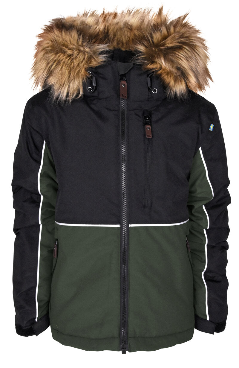 Keb Winter Jacket Junior Green - Lindberg