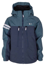 Lingbo Shell Jacket Kids & Junior Turquoise Navy Lindberg