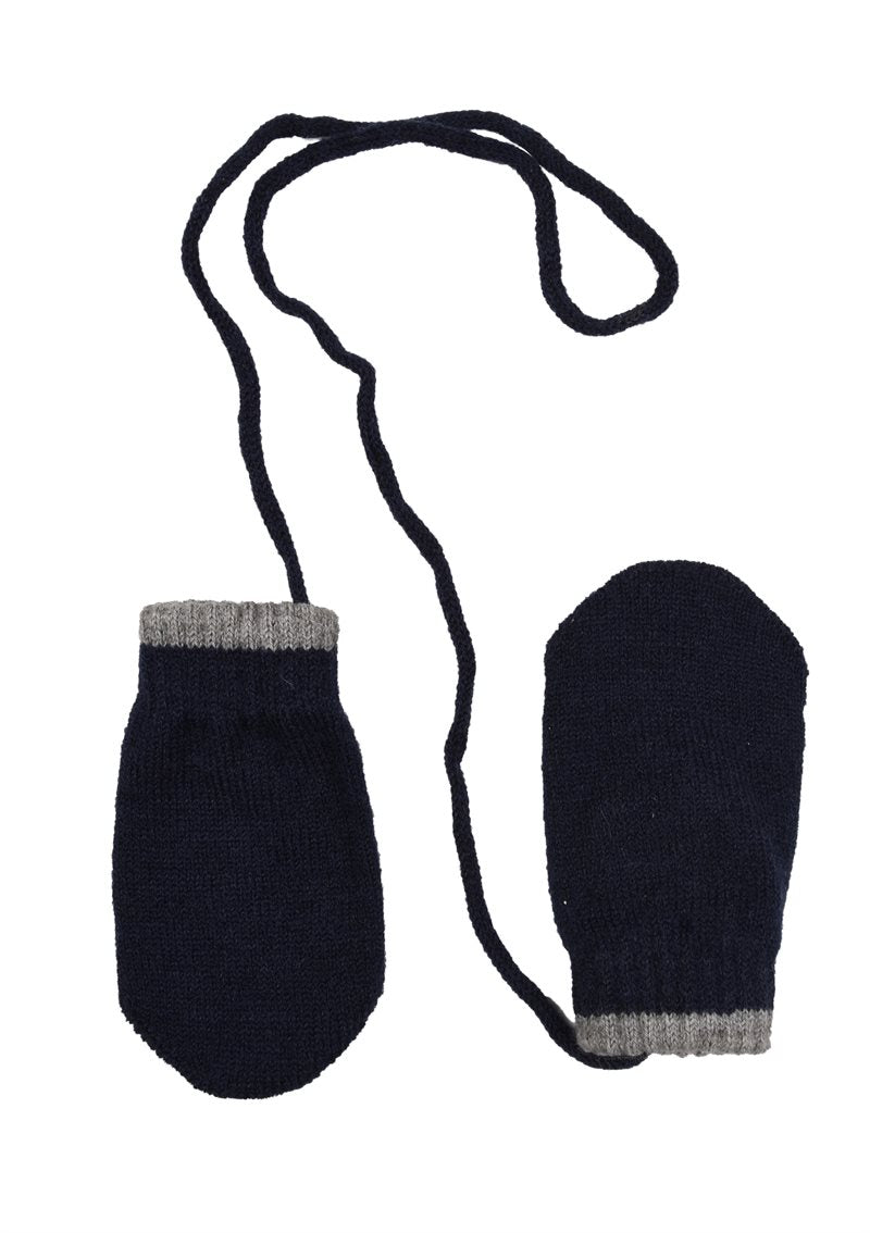 Lindberg Magic Mini Wool Mittens Baby Navy - Lindberg