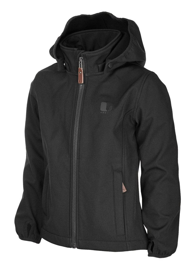 Lindberg Melbourne Softshell Jacket Kids Junior Black - Lindberg