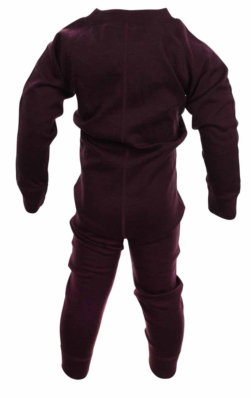 Merino Overall Underställ Barn Plommon - Lindberg