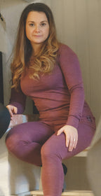 Merino Wool Base Layer Women Dry Rose Lindberg