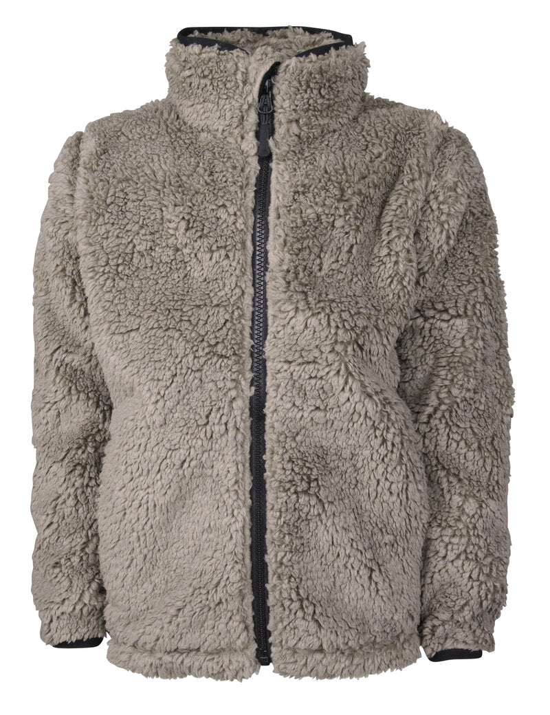 Muddus Wind Jacket Pile Children & Junior Greige - Lindberg