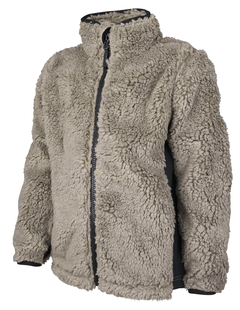 Muddus Wind Jacket Pile Children & Junior Greige - Lindberg