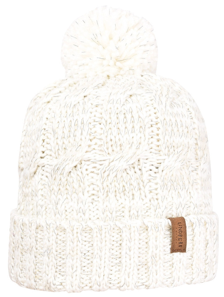 Night Light Reflective Beanie White - Lindberg