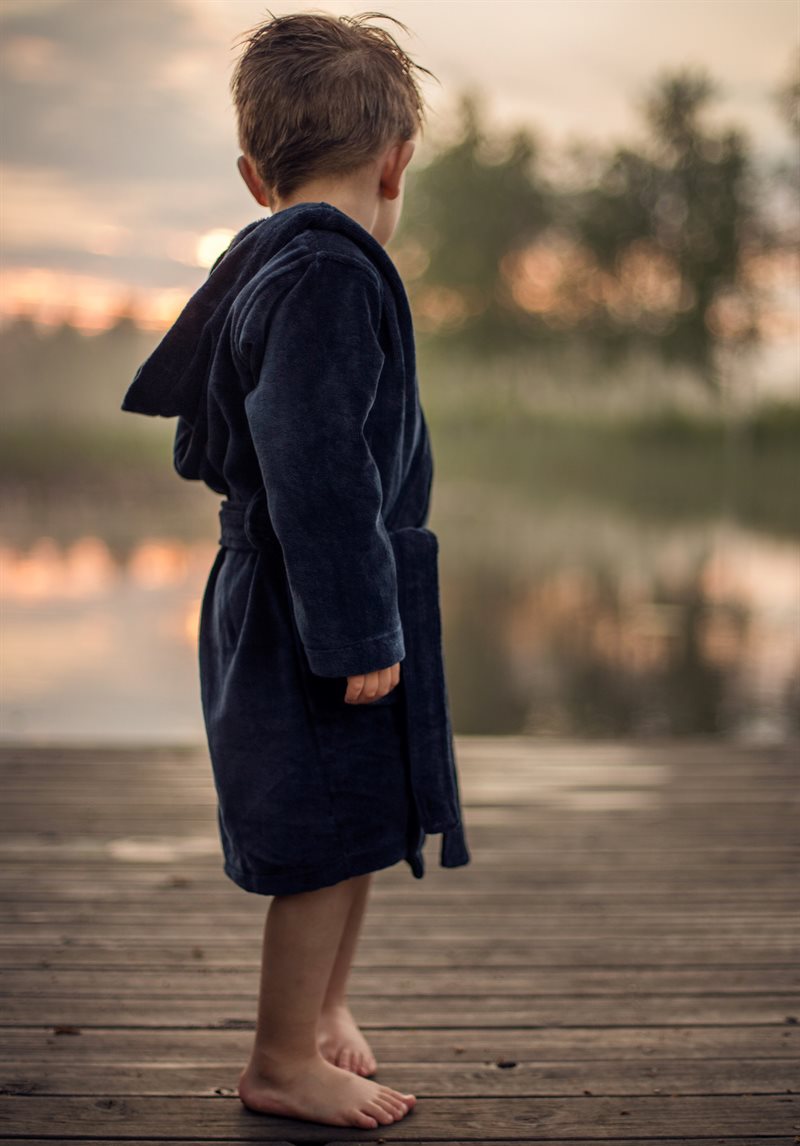 Orbaden Children's Bathrobe Dark Blue - Lindberg