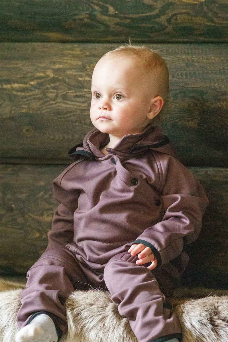Powerpro Baby Overall Dusty Mauve Lindberg