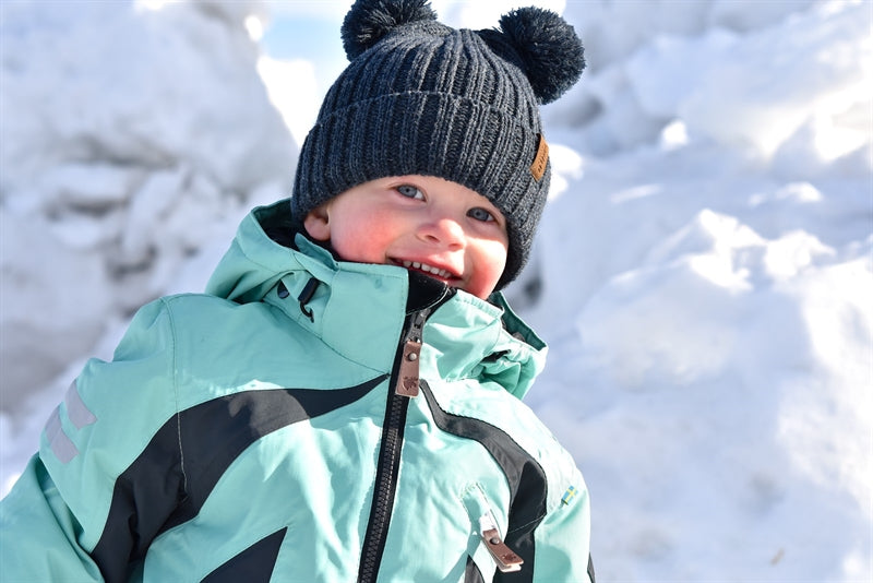 Roxtuna Winter Beanie Baby Anthracite - Lindberg