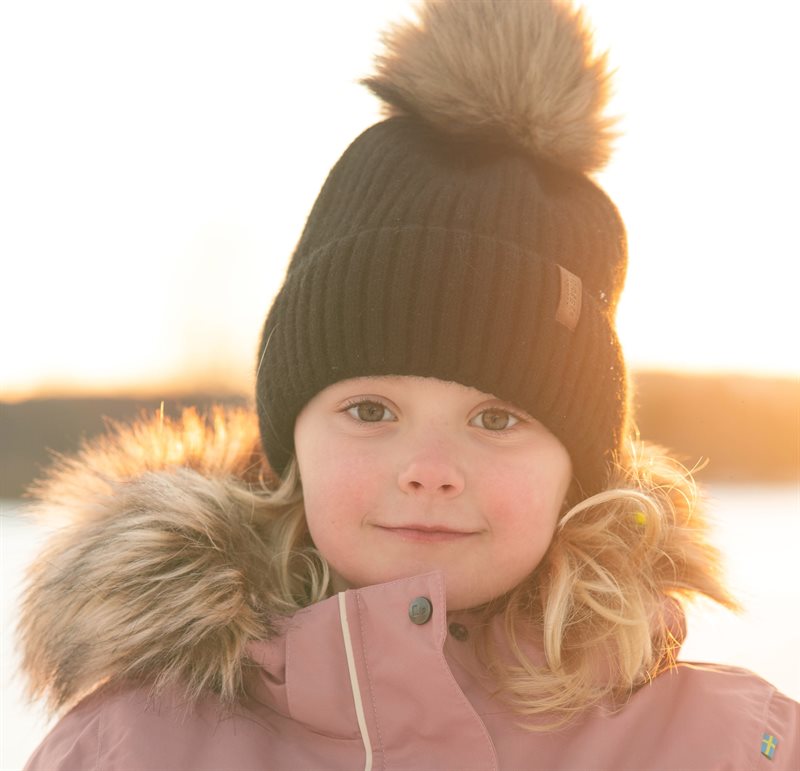 Sibo Woolly Hat Black - Lindberg