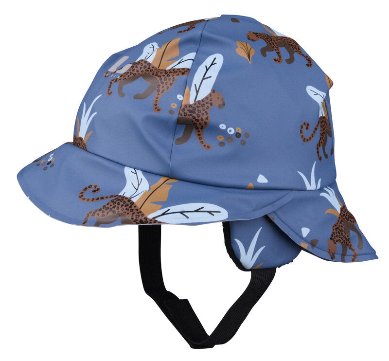 Spexhult Rain Hat Kids Blue Brown - Lindberg