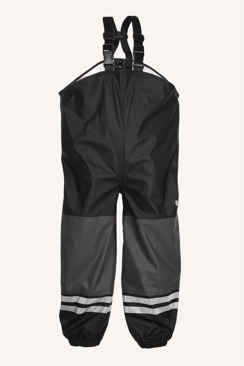 Lindberg Stocksund Unlined Rain Trousers Kids Black - Lindberg