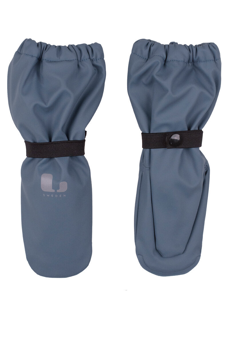 Varekil Lined Rain Mitten Blue Lindberg