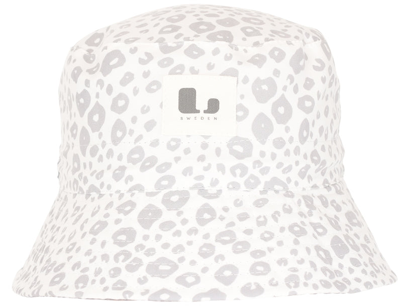 Wide Sun Hat Children White Patterned - Lindberg