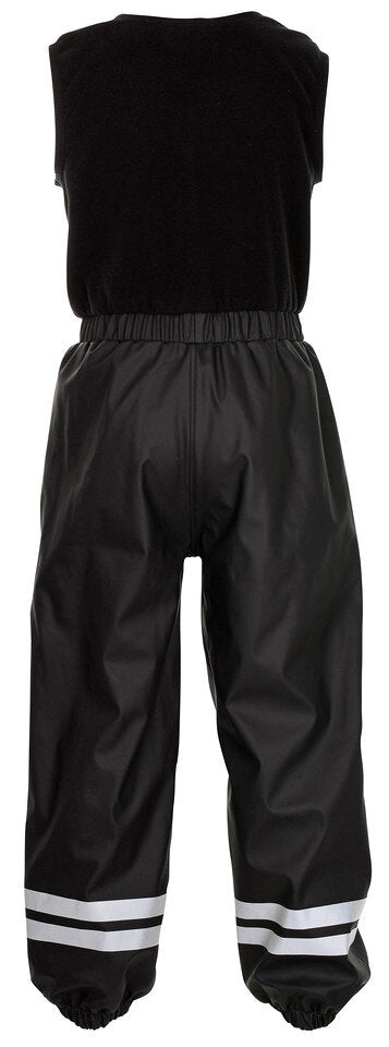 Vik Lined Rain Trousers Kids Junior Black - Lindberg