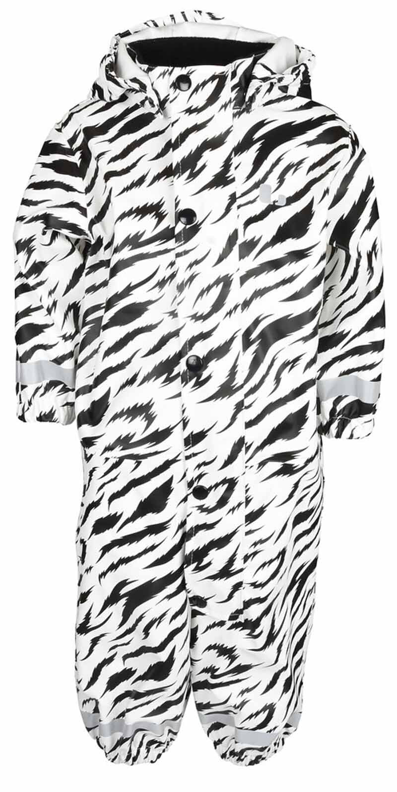 Zebra Ofodrad Regnoverall Barn White - Lindberg